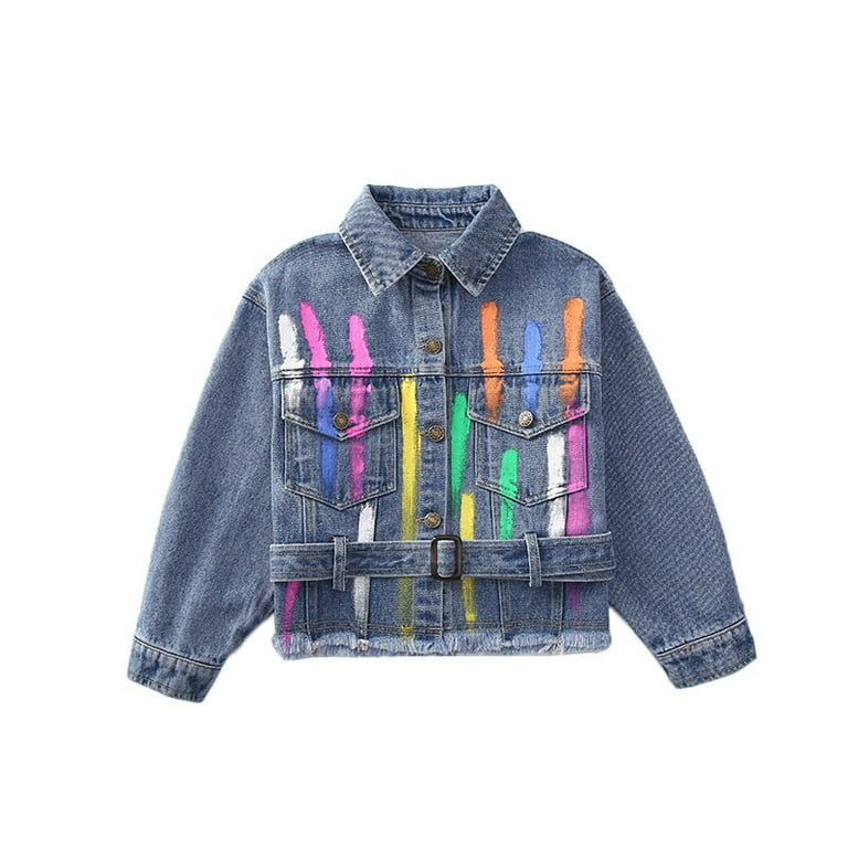Rainbow graffiti deals jacket