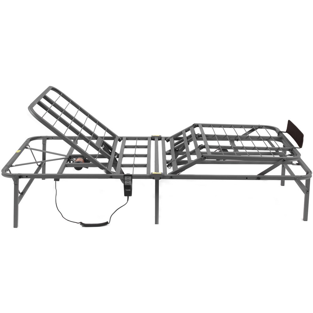 Pragmatic 14" High Profile Dual Adjustable Steel Bed Frame with Under