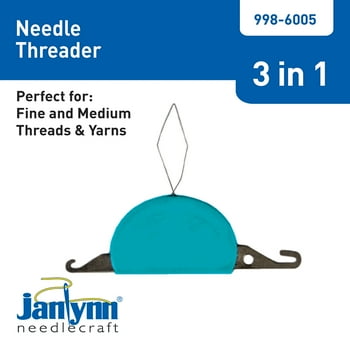 Janlynn 2" Cross-Stitch or Embroidery Portable Needle Threader, 1 Each