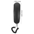 thumbnail image 4 of UEETEK Home Wall Telephone Black Design Easy Install for Office and Hotel Use, 4 of 6