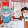 thumbnail image 3 of Niannyyhouse Muñeco de Peluche de 7,8 Pulgadas/20 cm, Figuras de Peluche, Juguetes, Ropa, Sombrero, suéter de Floret, Vestir (Negro), 3 of 5