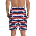 thumbnail image 6 of KLL Fourth Of July for Men's 1-Pack Shorts,Sleep Pajama Shorts for Men Soft Pj Shorts Men's Pajama Bottoms Sleepwear -4X-Large, 6 of 7