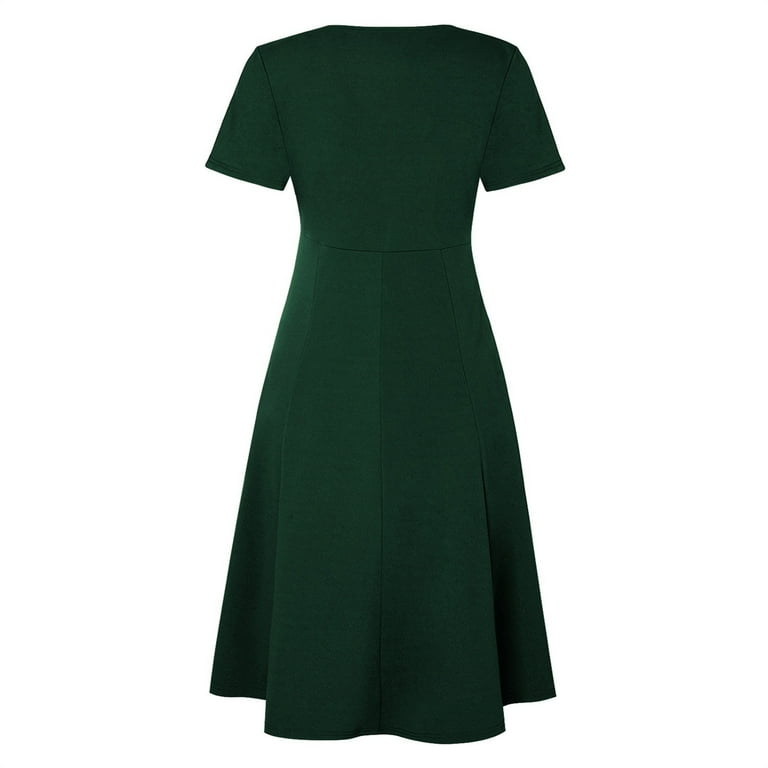 green emerald velvet dress Ellie Forest Green Strapless Mini Dress - US 12