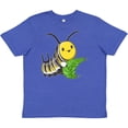thumbnail image 3 of Inktastic Monarch Butterfly Caterpillar- Cute Baby Insect Youth T-Shirt, 3 of 5