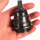 thumbnail image 4 of EeaseMX Lámpara de plástico Bases Adapter E27 / E26 4A Bombilla de luz Soporte de lámpara colgante Tornillo Socket Vintage negro 250V, 4 of 8