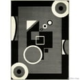 thumbnail image 2 of Allstar Grey Area Rug. Contemporary. Abstract. Traditional. Geometric. Formal. Shapes. Squares. Circles (3' 9" x 5' 1"), 2 of 6