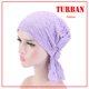 thumbnail image 5 of JShteea Gorros Turbantes Algodón Pañuelo Musulmán Elástico para La Cabeza Gorro Urdimbre para Mujer (púrpura), 5 of 9