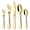 Gold, variant on 20 Piece Silverware Set, ENLOY Stainless Steel Flatware Cutlery Set, Kitchen Utensil Set Service for 4, Include Knife Fork Spoon, Mirror Polished, Dishwasher Safe