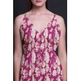 thumbnail image 4 of Bimba Floral Women Summer Printed V Neck Long MaxiÂ&nbsp;DressÂ&nbsp;Holiday Resort Wear-X-Large, 4 of 5