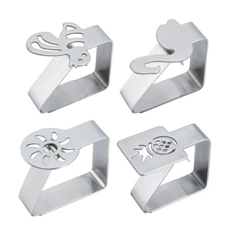

MEGAWHEELS Tablecloth Clips|Tablecloth Clamp Holder|1Pc Table Cloth Clips For Outside Table Picnic Marquees Patio Tables Stainless Steel Table Clamps