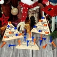 thumbnail image 4 of YOPTOP 3 Packs Wooden Triangle Peg Games Triangle Wooden Board Game Family Board Game Wooden Strategy Toy Travel Games Teens and Adults Fun Learning Puzzles, 4 of 6