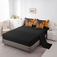 thumbnail image 5 of Homewish Grey Orange Tornado 7-Piece Full Bedding Set - Natural Disaster, 5 of 8