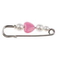 thumbnail image 3 of Broche de seguridad grande de 5 piezas, alfiler sintética, ramo de boda, bufanda, , vestido, Clip Rosado Zulema Safty Pin broche, 3 of 8