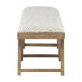 thumbnail image 6 of Powell Byan Upholstered Bench Brown, 6 of 6