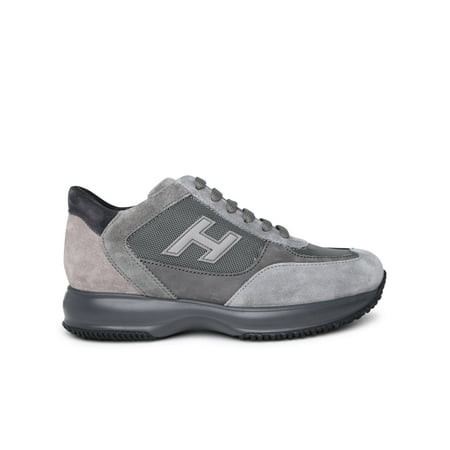 

Hogan Uomo Grey Suede Blend Sneakers