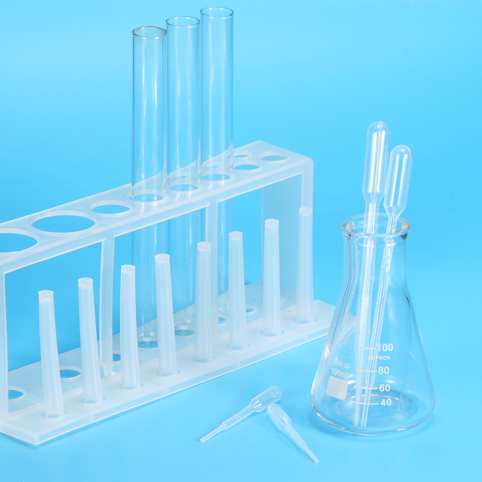 Uxcell Disposable Transfer Pipette, 100pcs 3ml LDPE Pipette Individually Wrapped for Transfer Liquid Clear