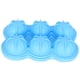 thumbnail image 1 of Bandeja reutilizable del molde de la bola de hielo del silicón del fabricante de la bola de hielo de 6 rejillas para el uso de la barra de la cocina casera, azul cielo, 1 of 14