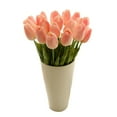 thumbnail image 5 of Raindrops Real Touch Artificial Pink Tulips for Decor Use Made of Ecofriendly PU Material Each Flower Elegant and Lifelike 10 Inches, 5 of 8