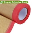 thumbnail image 5 of Unique Bargains Pre-Taped Masking Paper 1500x10cm / 49.21ftx3.94" 1 Pc Automotive Paint Masking Paper Brown Red, 5 of 7