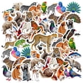 thumbnail image 3 of 35pcs-50pcs Cute Animal Stickers Wildlife  Stickers Nature DIY Stickers for Luggage Notebooks Suitcases, 3 of 9