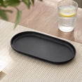 thumbnail image 4 of Bxaolu 4Pack Plastic Serving Tray for Party - Serving Tray 6.5 x 11.81 Inch - Light Weight Dessert Tray for Food - Rectangular Party Serving Tray for Entertaining, 4 of 6