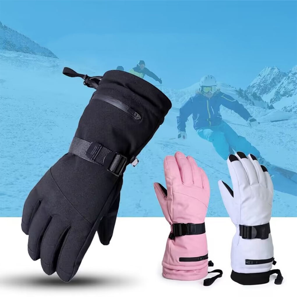 Pair Winter Skiing Waterproof Glove Gloves Windproof Mittens