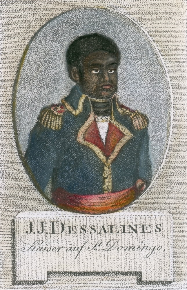 JeanJacques Dessalines N(17581806). Haitian Ruler. German Engraving