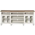 thumbnail image 5 of Antique White Buffet Cabinet with 4 Glass Doors, Large Coffee Bar Tables with 9 Storages, 70 inch, 5 of 7