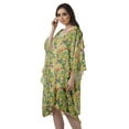 thumbnail image 6 of Moomaya Beach Kaftan Bikini Cover up Women Georgette Midi Dress Short Caftan, 6 of 6
