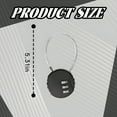 thumbnail image 2 of MELIVO Bike Lock,5.31" Bike Locks,Cable Bicycle Lock Scooter Locks Anti Theft,Black, 2 of 7