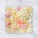 thumbnail image 5 of Panel de pared de flores artificiales, paneles decorativos de flores de seda para bodas. 01, 5 of 7