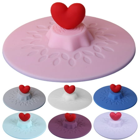 

Beechoice Silicone Cup Covers Food Grade Silicone Cup Lids Creative Mug Cover Anti-dust Airtight Seal Silicone Drink Cup Lids Hot Cup Lids for Coffee & Tea