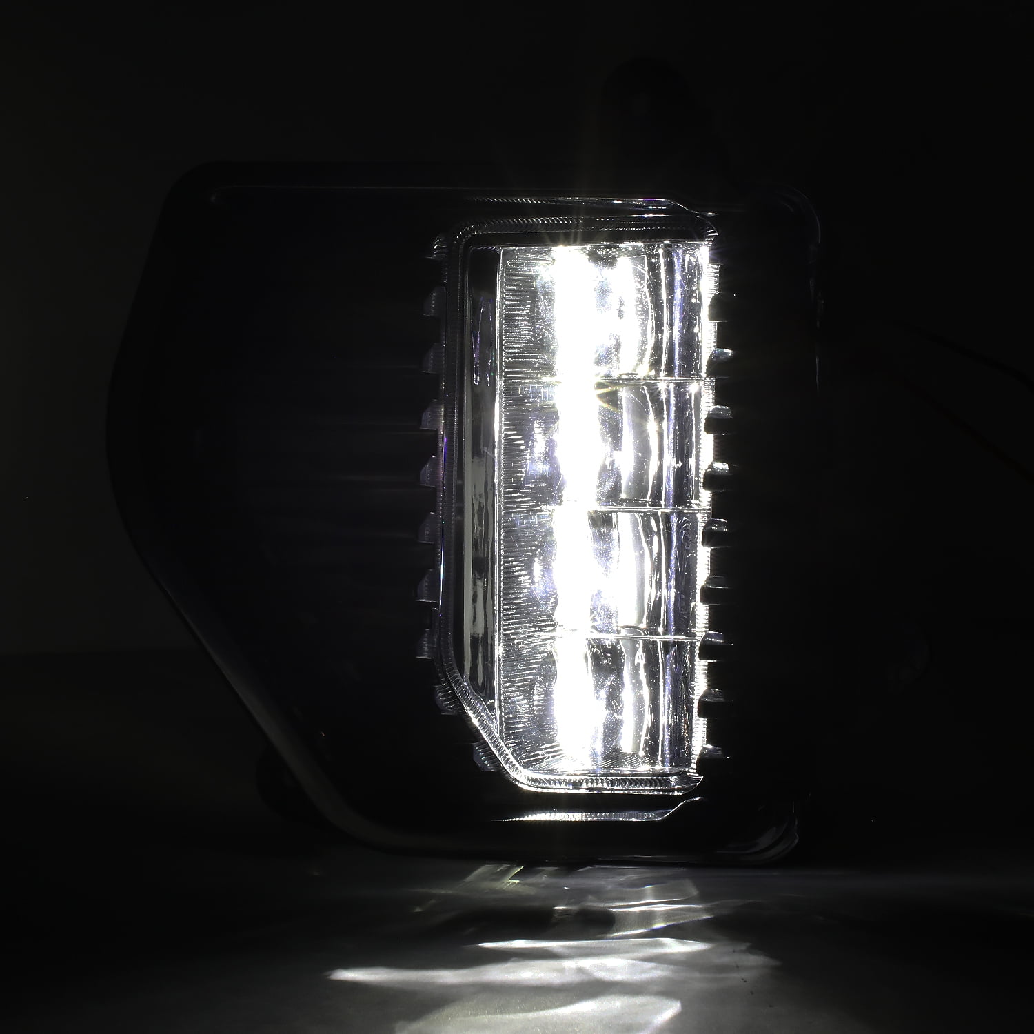 For 2019 to 2021 GMC Sierra 1500 Pair of Smoked Lens Full LED Lighting Driving Fog Lights Lamps with Switch and Bezels 20