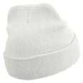 thumbnail image 3 of Brown Flying Eagle Embroidered Super Stretch Knit Watch Cap Beanie - White OSFM, 3 of 5