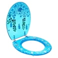 thumbnail image 6 of Resin U/V type Toilet Seat Aquarium Seat Blue Sea Fish Shells Shape Toilet Seat, 6 of 13