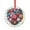 Pattern-3, variant on Moose Plaid Pattern Crystal Glass Ornament Buffalo Plaid Red Check Woodland Wild Themed Christmas Tree Glass Ornament Unique Gift Idea