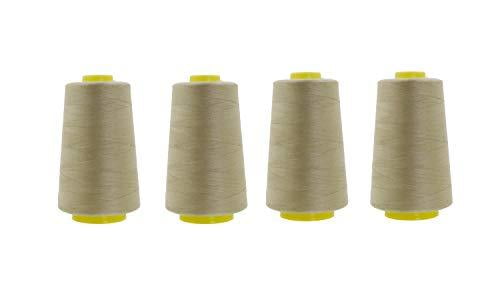 Mandala Crafts All Purpose Sewing Thread from Polyester for Serger, Overlock, Quilting, Sewing Machine