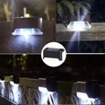 thumbnail image 3 of Luces solares para cubierta, paquete de 12 luces de paso para exteriores, luces solares LED impermeables para barandillas, escaleras, vallas, patios y caminos, 3 of 5