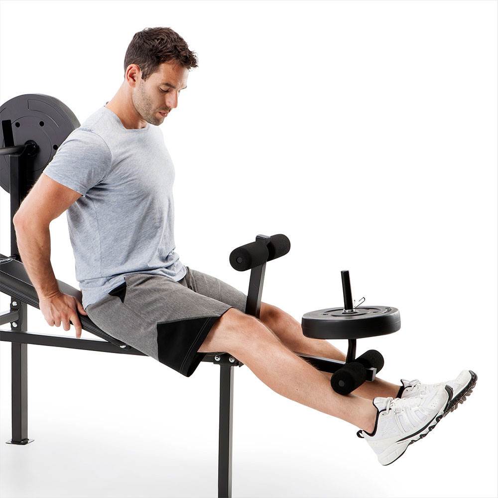 Marcy Pro CB-20111 Standard Adjustable Weight Bench with 80 lbs Weight Set - image 5 of 5