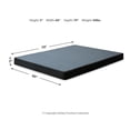 thumbnail image 4 of Ashley Sleep 5-Inch Low Profile Metal Mattress Foundation, Queen Size, Easy Assembly, Black, 4 of 4