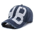thumbnail image 2 of WMNTST Womens Baseball Caps Letter Print Trendy Baseball Cap Adjustable Curved Brim Casual Sport Hat, 2 of 3