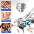 thumbnail image 2 of Cortauñas DRMODE, resistentes, grandes, para uñas gruesas de hombre, 2 of 7