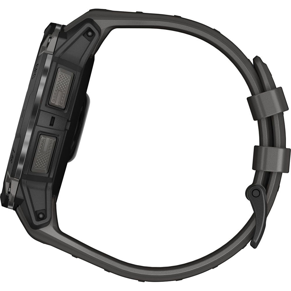 Garmin Instinct 3 - 50 mm Outdoor GPS Smartwatch, AMOLED, Black with Black Band 010-03020-00 Bundle with 2 Year Extended Warranty & Deco Essentials Wearable Safety Light