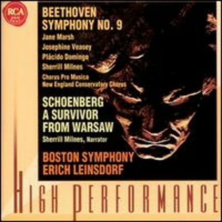 Beethoven: Symphony No. 9 "Choral"; Schoenberg: Survivor from Warsaw (CD) by Jane Marsh (soprano), Josephine Veasey (mezzo-soprano), Plácido Domingo (tenor), Sherrill Milnes, Sherrill Milnes (baritone