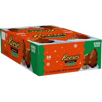 REESE'S Peanut Butter Cups King Size - Pack Of 24 (2.8 Oz Each) | Milk Chocolate & Peanut Butter Candy
