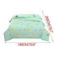thumbnail image 2 of Summer Air Conditioning Quilt, Skin-Friendly Washed Cotton for Cool Sleep, Breathable Lightweight for Warm Weather, Machine Washable Durable Construction Modern Style for Single Double Bed Sofa Throw, 2 of 6