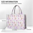 thumbnail image 3 of Large Capacity Tote Bag,Princess Rainbow Castle Pattern Handbag Fashion Luxury Tote Bag,15.7"x13"x 5.1" Inches,Laptop Compatible, 3 of 6