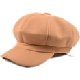 thumbnail image 3 of CoCopeaunts Newsboy Hats for Women Solid Ladies Baker Boy Hat Female Beret Hat Autumn Winter Vintage Octagonal Cap, 3 of 7