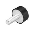 thumbnail image 4 of M6 Rubber Vibration Shock Absorption Mount w Thread Stud, 0.71"x 0.31" 8pcs, 4 of 5