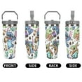 thumbnail image 5 of Stitch And Friends Stainless Steel Tumbler Car Cup 30 Oz with Handles, Vacuum Insulated Water Bottle for Home, Office Reusable Cup with Straw Leak Resistant Flip, 5 of 5